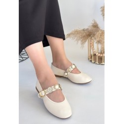 Atnis Bej Cilt Babet Ayakkabı