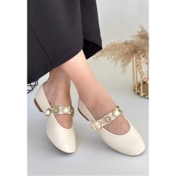 Atnis Bej Cilt Babet Ayakkabı