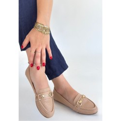 Rain Nude Cilt Babet Ayakkabı