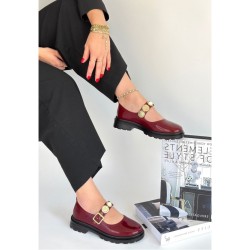 Okira Bordo Rugan Oxford Ayakkabı